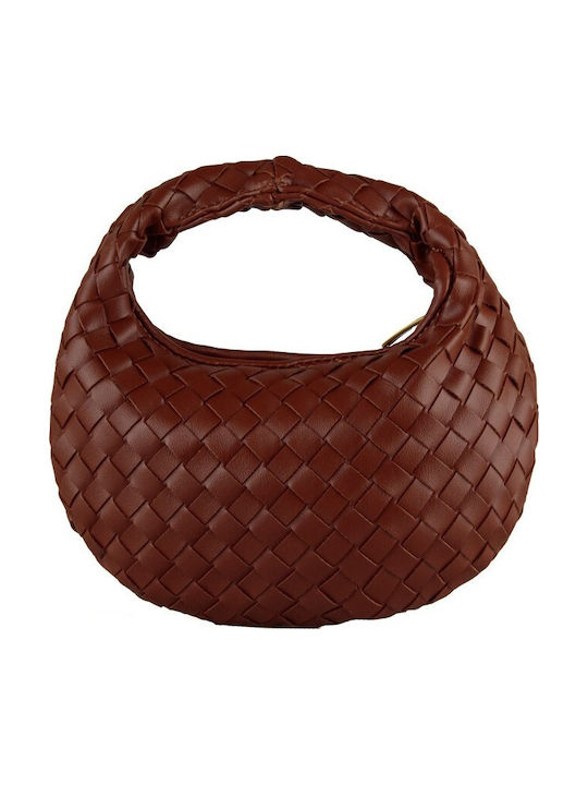 Coco's Bags Knitted Women's Crossbody Bag Brown