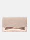 Fabric Women's Handbag Bronze