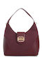 Women's Flap Bag Suede Burgundy