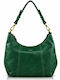 Women's Leather Shoulder / Crossbody Bag Green
