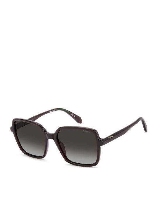 Polaroid Unisex Sunglasses with Purple Frame