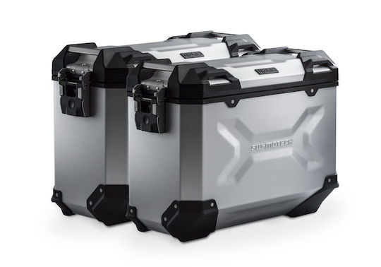 Комплект Основи За Твърди Калъфи Sw-motech Trax Adv 37л BMW R 1300 GS Adv Сребрист