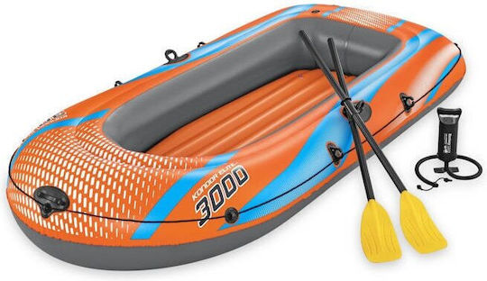 Bestway Barcă Gonflabilă pentru 1 Persoană cu Vâsle și Pompă 246x122cm