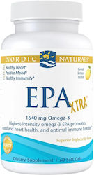 Nordic Naturals Epa Xtra Лимон 1640 mg 60 меки капсули с вкус Лимон