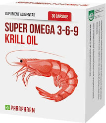 Parapharm Super Omega 3-6-9 500 mg 30 capsule cu aromă de fruct Parapharm Super Omega 3-6-9 500 mg 30 capsule cu aromă de fruct