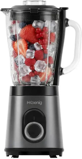 HKoenig Blender cu cană din plastic 1,5 l 550W Negru