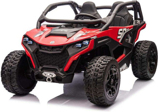 SP Racing Beast ATV Buggy Две места с дистанционно управление Лицензиран 24 волта Червен за 2+ Години