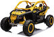 Can-Am Maverick X3 Buggy Două Locuri cu Telecomandă Licențiat 24 Volt Galben pentru 3+ Ani
