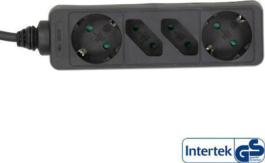 InLine InLine Steckdosenleiste 4 Steckdosen mit 1,5m Kabel
