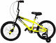 Hammer 18" Kids' Bicycle BMX Yellow