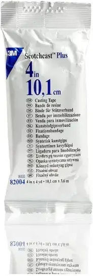 Scotchcast Gipsbinde Synthesisch 10cm X 3.6m Weiß