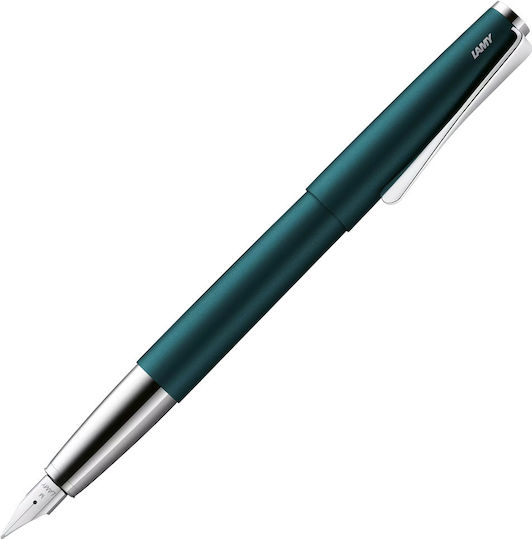 Lamy Studio Πένα Γραφής Fine Πράσινη με Μπλε Μελάνι