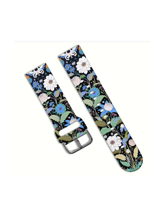 Wishbox Tragbares Band Botanical Amazfit Bip 3 / Bip 3 Pro 12cm|8,5cm Schwarz Floral Wishbox Tragbares Band Botanical Amazfit Bip 3 / Bip 3 Pro 12cm|8,5cm Schwarz Floral