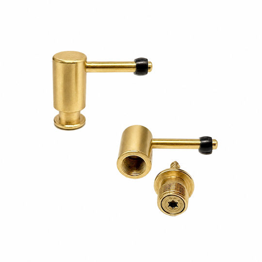 Adjustable Brass Gold Shade Fastener Nt Metalor 048-5001