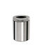 Office Waste Bin Φ21x28 Pam & Co 5lt 2128 Inox