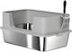 Pawhut XL Cat Litter Box Grey W31 x D31cm
