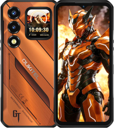 Oukitel WP66 5G Dual SIM (12/512GB) Smartphone Rezistent Portocaliu