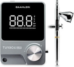 Gaahleri Аерограф с Резервоар 3ml и Компресор Дюза 0.3mm и 0.5mm Комплект