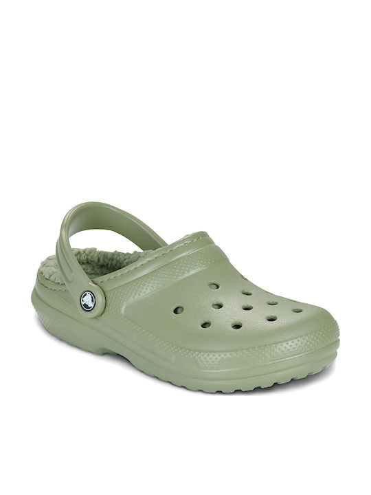 Crocs Classic Lined Clog Women's Clogs Green