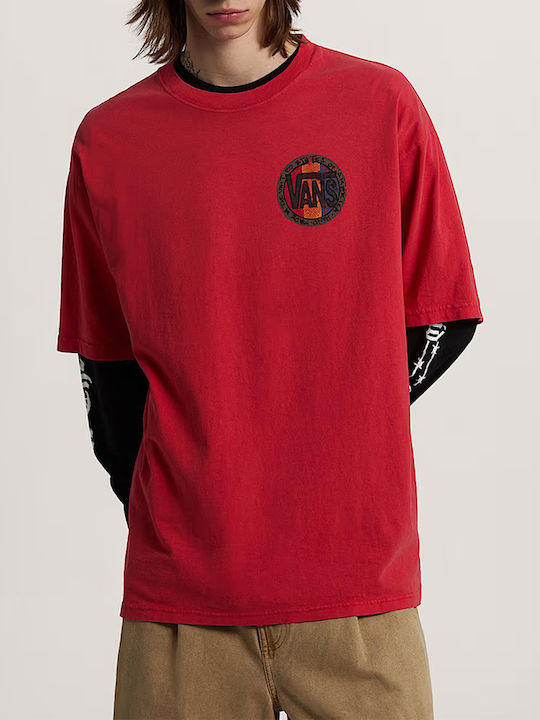 Vans Circle T-shirt Red VN000X14IZQ