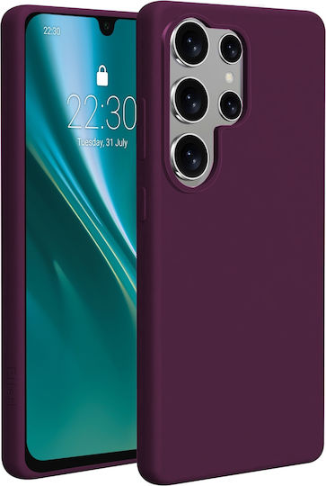 Etteri Силиконов Калъф За Samsung Galaxy S25 Ultra Тъмна Череша