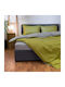Single Duvet Cover Set 165x245 2 Sided Naf-naf Hue Willow Ghost Grey