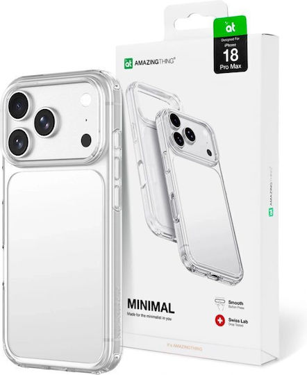 Amazingthing Минимален Удароустойчив Калъф 3 Лещи iPhone 18 Pro Max Прозрачен 4896238101550