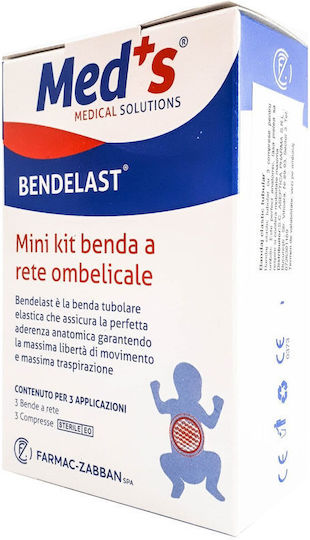 Farmac Zabban Set de bandaje tubulare elastice pentru ombilic Bandaje elastice 3 bucăți