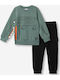 Kinder Sweatpants Set Türkis 2Stücke