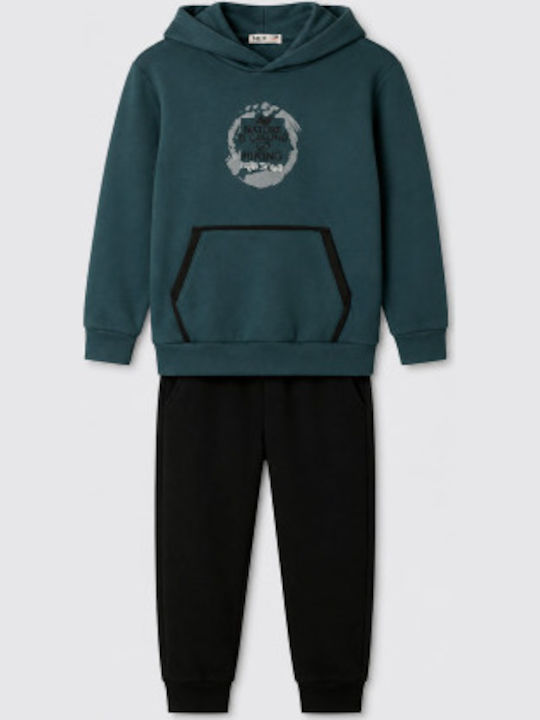 Nek Kids Wear Σετ Φόρμας Πετρόλ