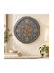 Keskor Wall Clock Plastic Grey 40x5.5cm