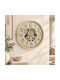 Keskor Keskor Wall Clock Plastic Gold 50x5.5cm