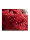 MayHome Σετ Πάπλωμα King Size 260x240εκ. Μπορντό
