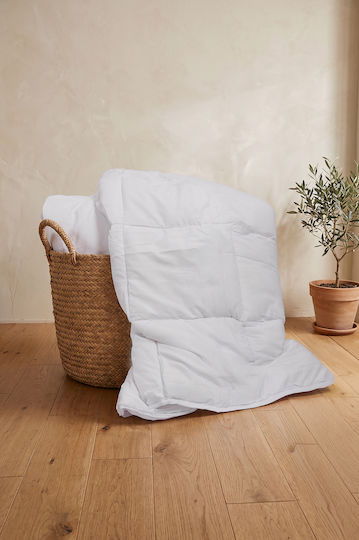 Biokarpet Naf Naf Flex Bettdecke Weiß King Size 240x260