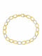 Senzio Belibasakis Women's Gold Plated Identity Bracelet