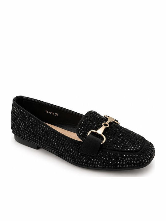 Elenross Women's Moccasins in Black Colour