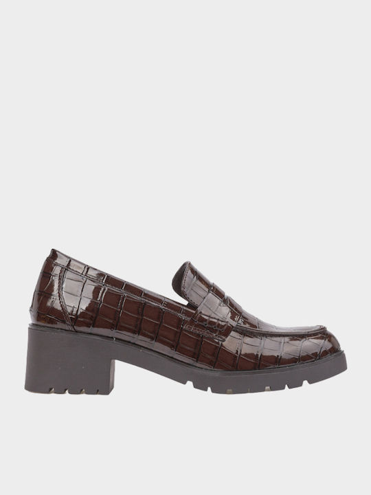 Γυναικεία Loafers σε Καφέ Χρώμα