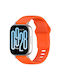 Λουράκι Silicone Reverse Buckle Amazfit Bip 6 46mm Orange