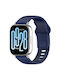 Λουράκι Silicone Reverse Buckle Amazfit Bip 6 46mm Dark Blue