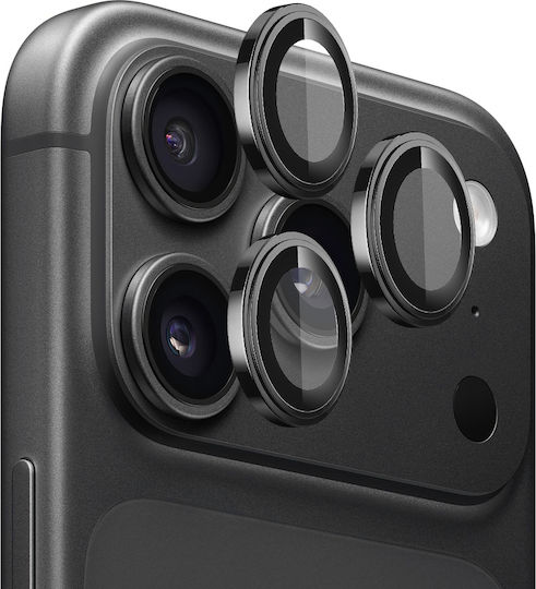 Lito Протектор за Камера Стъкло за iPhone 18 Pro iPhone 18 Pro Max Черен