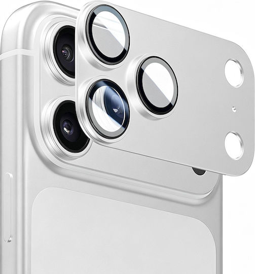Lito Crown Halo Ar + Af Protecție Lentilă Cameră Iphone 18 Pro Argintiu