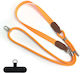 Techsuit Urbanloop Tln1o Nackenriemen Chiaste Handydekoration Verstellbare Länge 100cm-140cm Nylon + Pu Orange