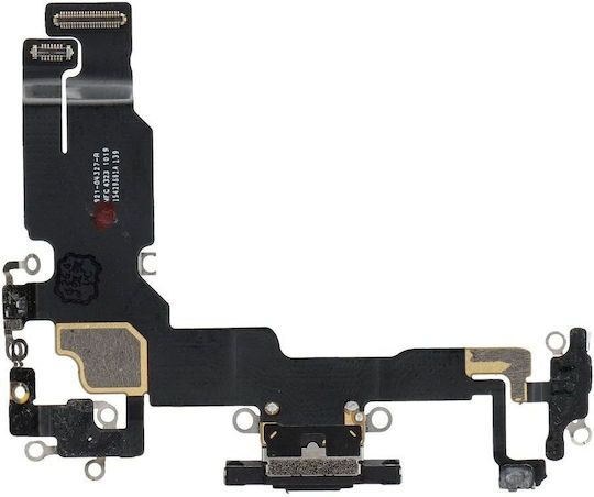 Charging Flex Usb Iphone 15 Black Pulled Oem