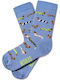 Besocks Socks With Blue Patterns