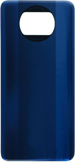 Xiaomi Poco X3 Battery Cover + Adhesive Blue Original