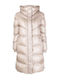 Long Women's Jacket for Winter Brown