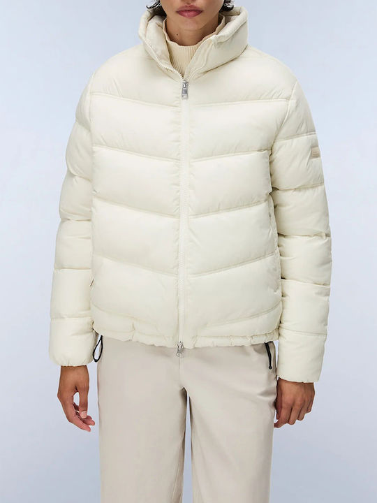 Napapijri Дамско Puffer яке за зима Cream