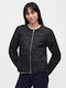 Kurze Damen Jacke Für Winter Schwarz