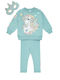 Kinderbekleidungssets mit Leggings Winter 2 Stück Mint