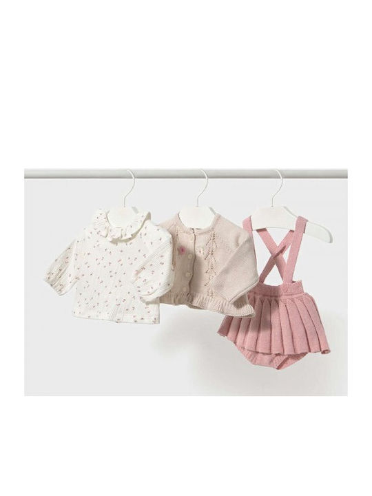 Mayoral Kids Set with Skirt 2 Pieces Light Pink